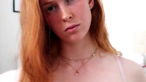 Amateur redhead Russian teen